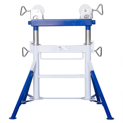 Pipe roller stand twin stand