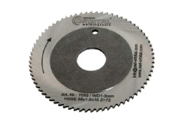 Saw blade ø 68 mm for wall thickness 1- 3 mm