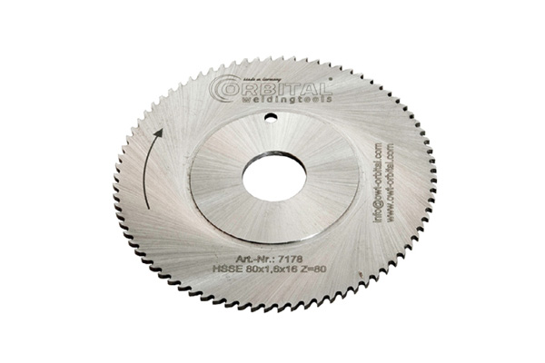 Saw blade ø 80 mm for wall thickness 1 - 3 mm