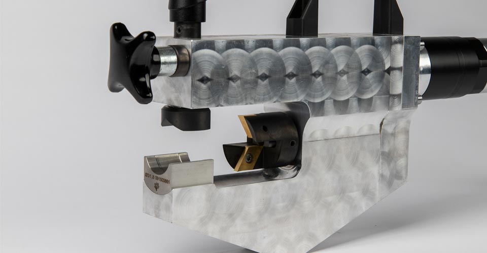 Biseladora de tubo ergonómica