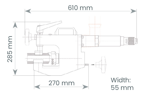 Biseladora de tubo MF3-25 XL