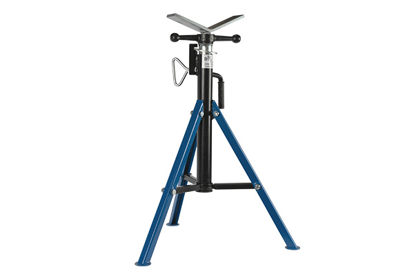 Soporte para tuberías plegable