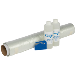 Adhèsif et film de purge hydrosoluble